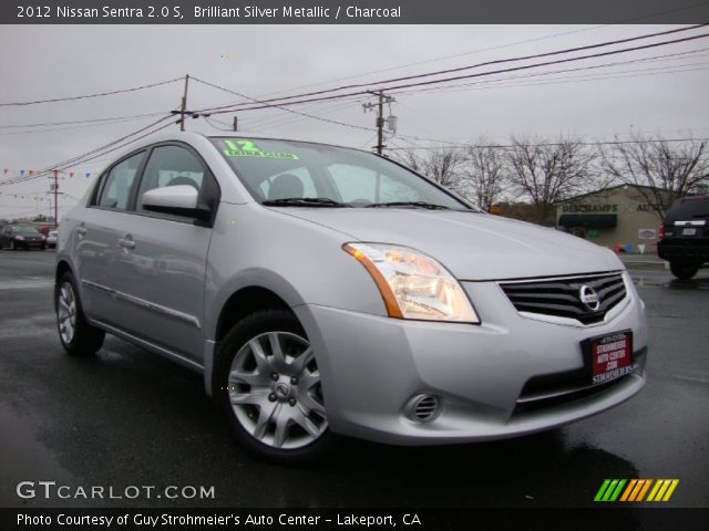 2012 Nissan Sentra 2.0 S in Brilliant Silver Metallic