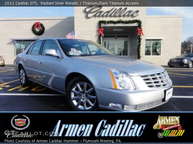 2011 Cadillac DTS  in Radiant Silver Metallic