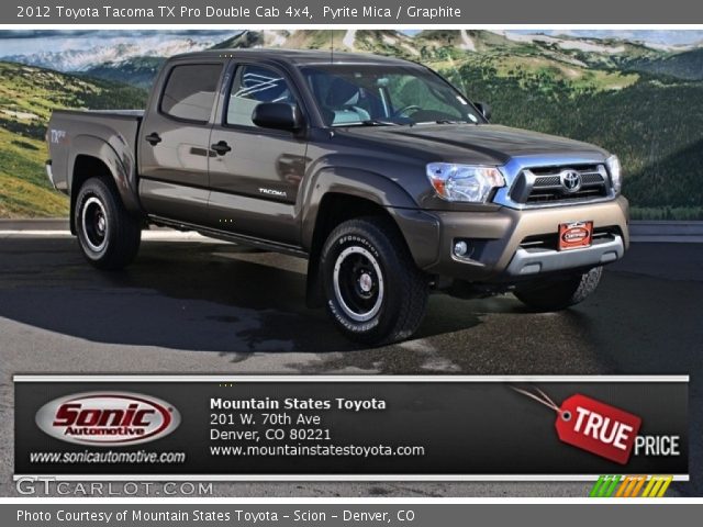 2012 Toyota Tacoma TX Pro Double Cab 4x4 in Pyrite Mica