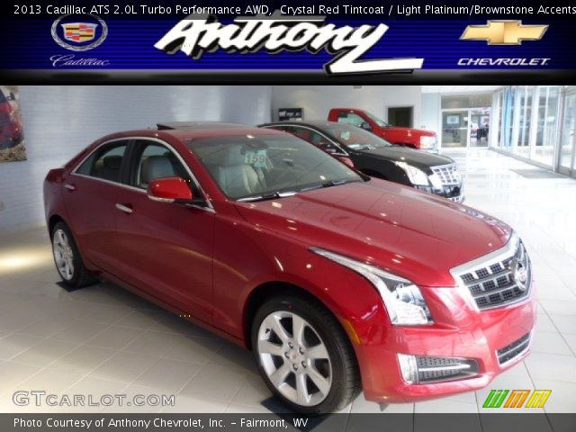 2013 Cadillac ATS 2.0L Turbo Performance AWD in Crystal Red Tintcoat
