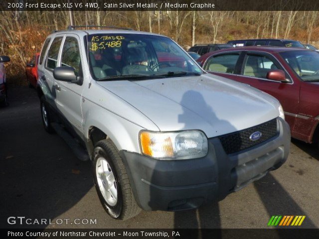 2002 Ford Escape XLS V6 4WD in Satin Silver Metallic