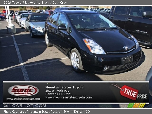 2009 Toyota Prius Hybrid in Black