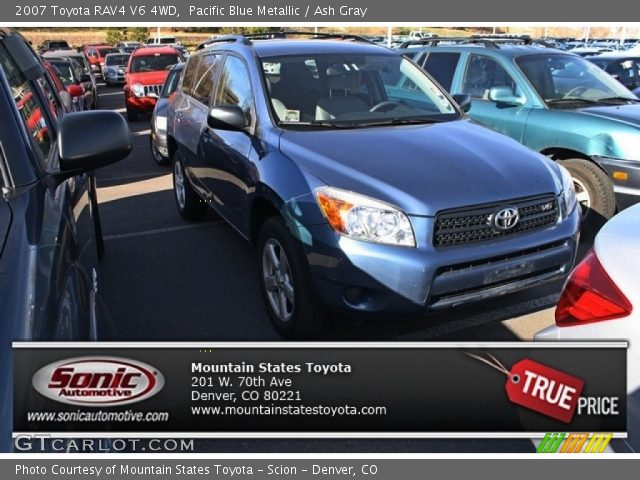 2007 Toyota RAV4 V6 4WD in Pacific Blue Metallic