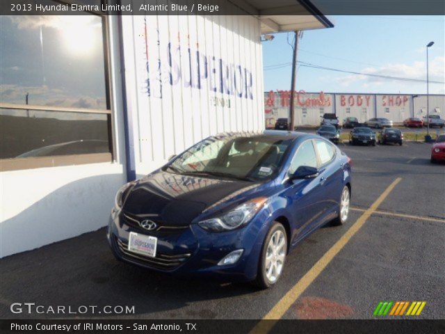 2013 Hyundai Elantra Limited in Atlantic Blue