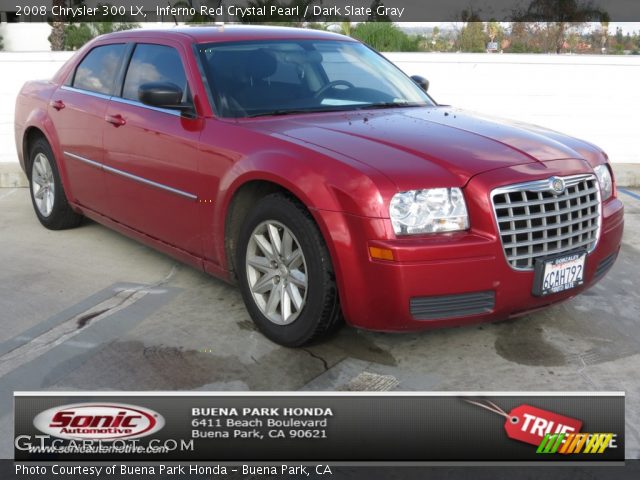 2008 Chrysler 300 LX in Inferno Red Crystal Pearl