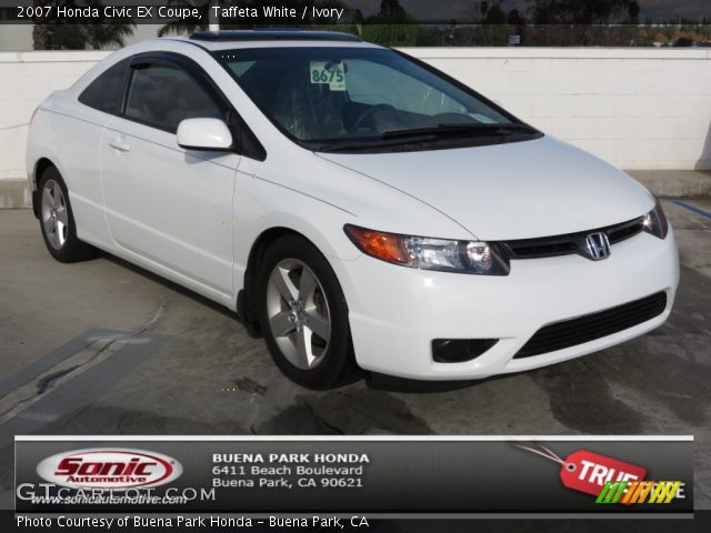 2007 Honda Civic EX Coupe in Taffeta White