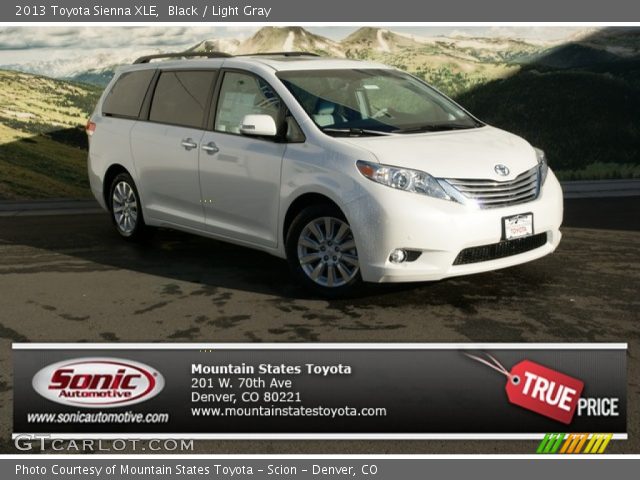 2013 Toyota Sienna XLE in Black