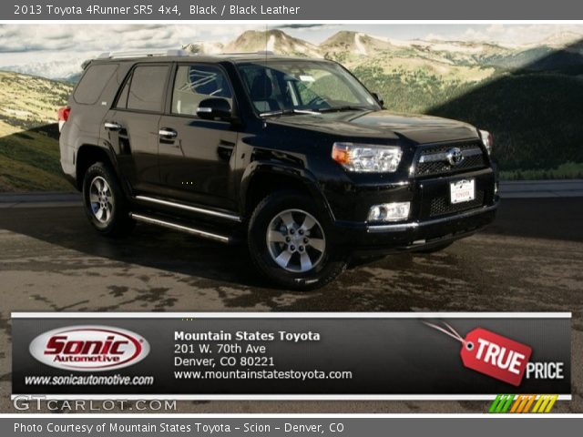 2013 Toyota 4Runner SR5 4x4 in Black