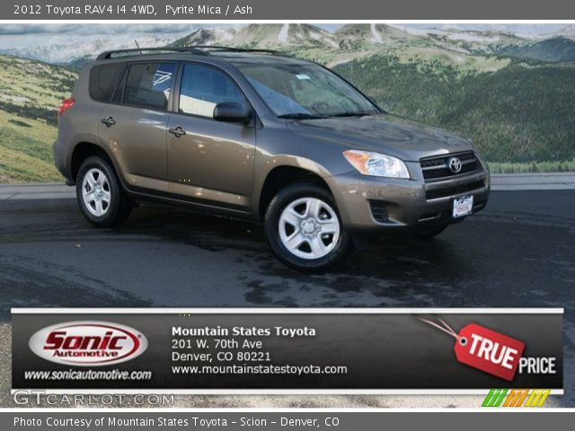 2012 Toyota RAV4 I4 4WD in Pyrite Mica