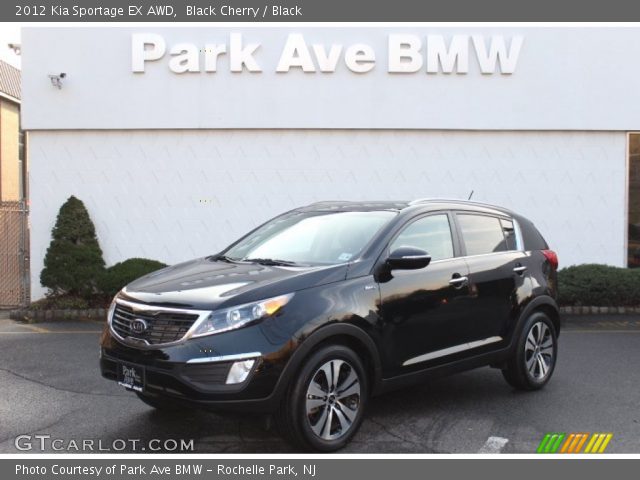 2012 Kia Sportage EX AWD in Black Cherry