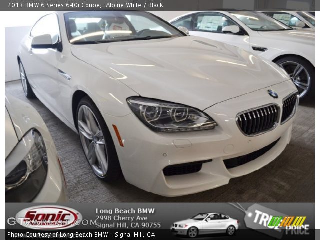 2013 BMW 6 Series 640i Coupe in Alpine White