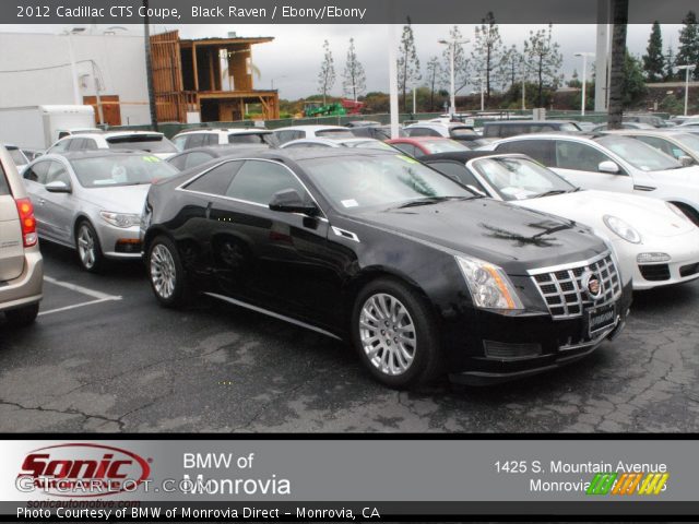 2012 Cadillac CTS Coupe in Black Raven