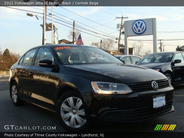2012 Volkswagen Jetta SE Sedan in Black