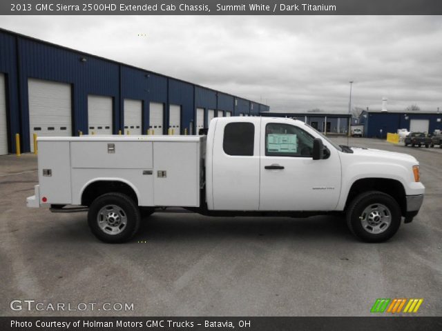 2013 GMC Sierra 2500HD Extended Cab Chassis in Summit White