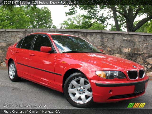 2005 BMW 3 Series 325i Sedan in Electric Red