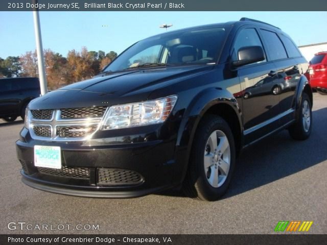 2013 Dodge Journey SE in Brilliant Black Crystal Pearl