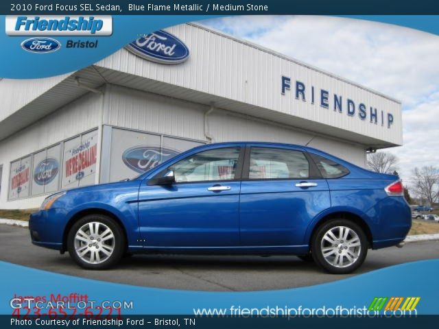 2010 Ford Focus SEL Sedan in Blue Flame Metallic