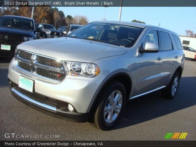 2013 Dodge Durango SXT AWD in Bright Silver Metallic