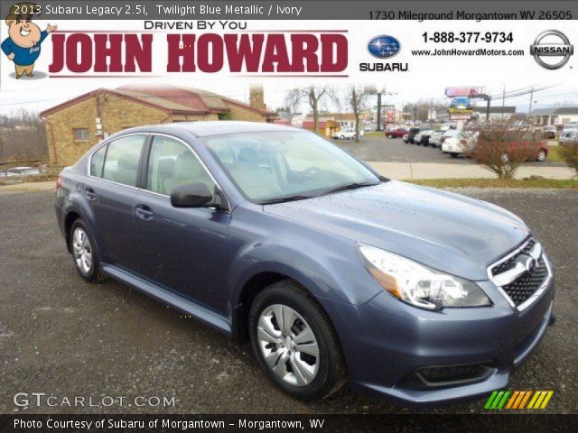 2013 Subaru Legacy 2.5i in Twilight Blue Metallic