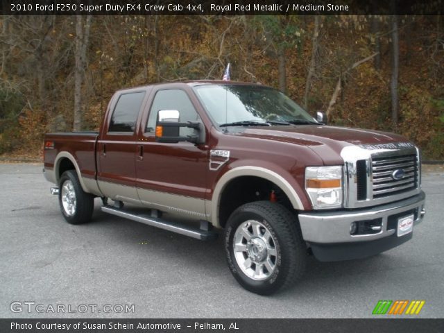 2010 Ford F250 Super Duty FX4 Crew Cab 4x4 in Royal Red Metallic