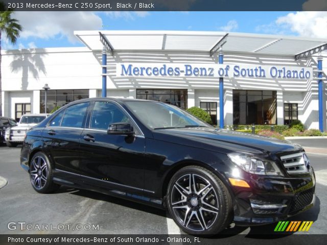 2013 Mercedes-Benz C 250 Sport in Black