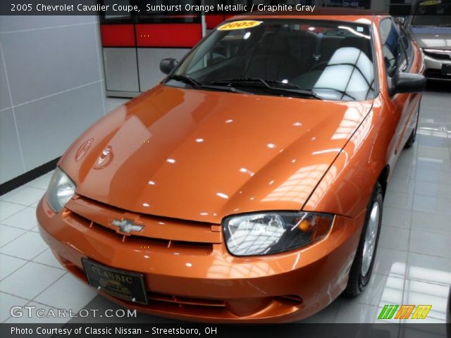 2005 Chevrolet Cavalier Coupe in Sunburst Orange Metallic