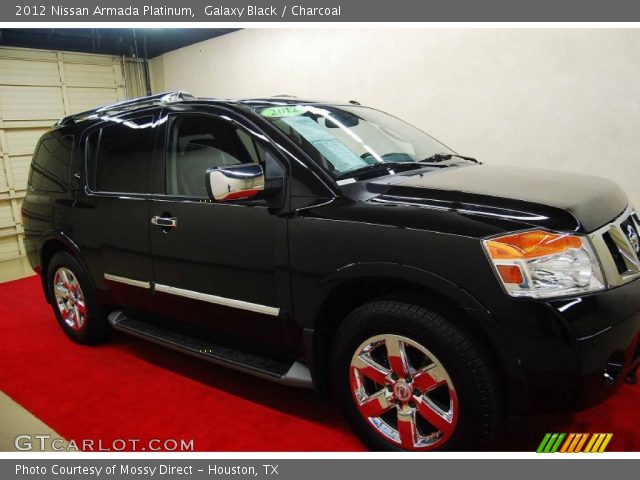 2012 Nissan armada platinum black #2