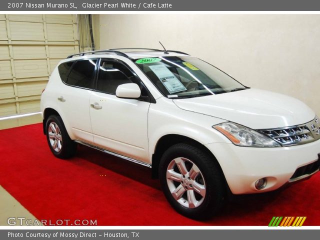 2007 Nissan Murano SL in Glacier Pearl White