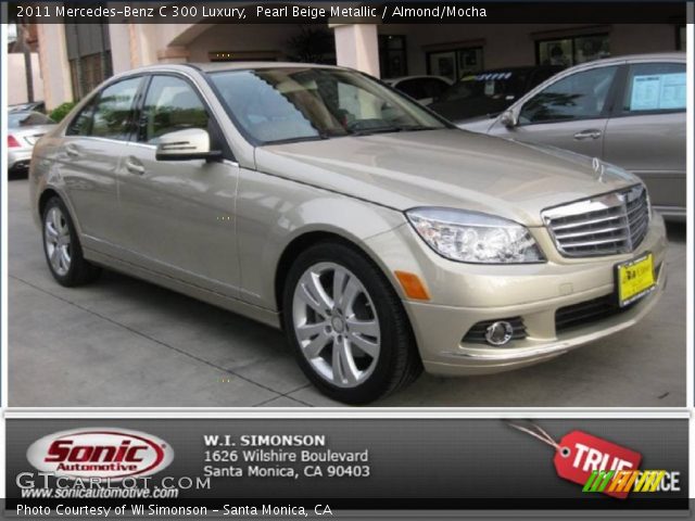 2011 Mercedes-Benz C 300 Luxury in Pearl Beige Metallic
