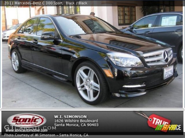 2011 Mercedes-Benz C 300 Sport in Black