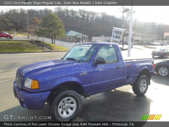 2003 Ford Ranger Edge Regular Cab in Sonic Blue Metallic