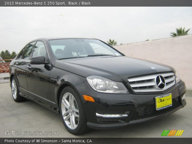 2013 Mercedes-Benz C 250 Sport in Black