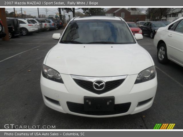 2007 Mazda MAZDA3 i Sport Sedan in Rally White