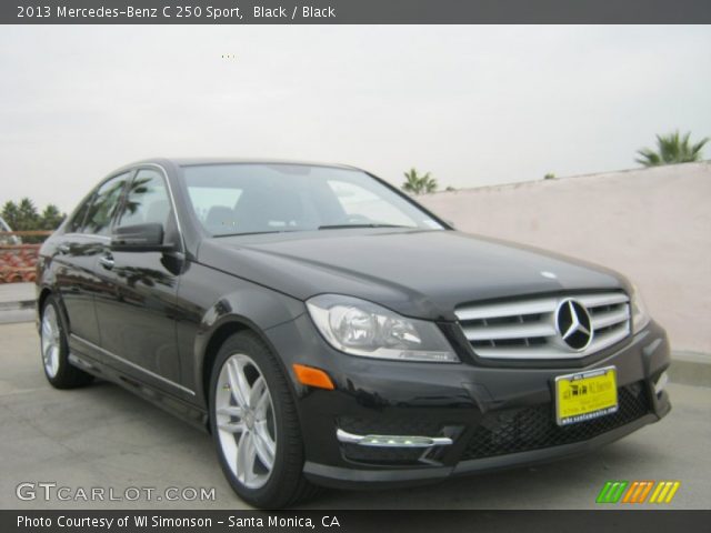 2013 Mercedes-Benz C 250 Sport in Black