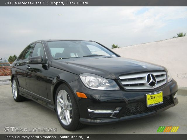 2013 Mercedes-Benz C 250 Sport in Black
