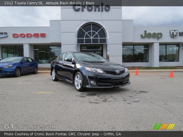 2012 Toyota Camry SE in Attitude Black Metallic