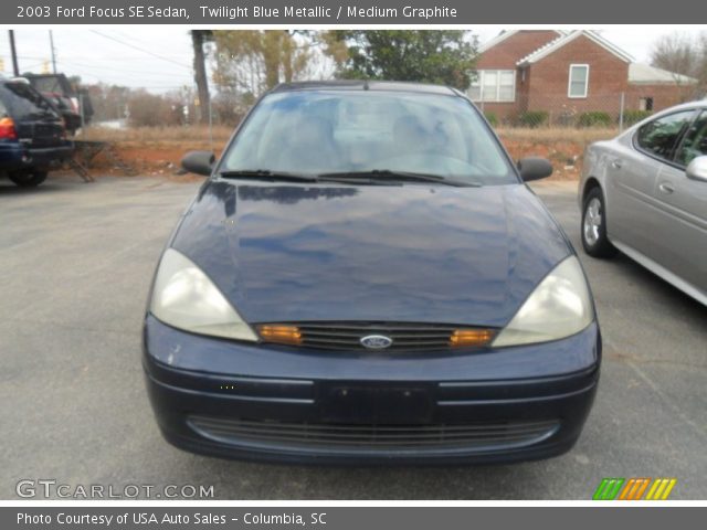 2003 Ford Focus SE Sedan in Twilight Blue Metallic