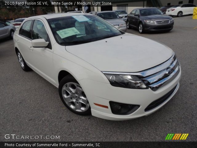 2010 Ford Fusion SE V6 in White Suede