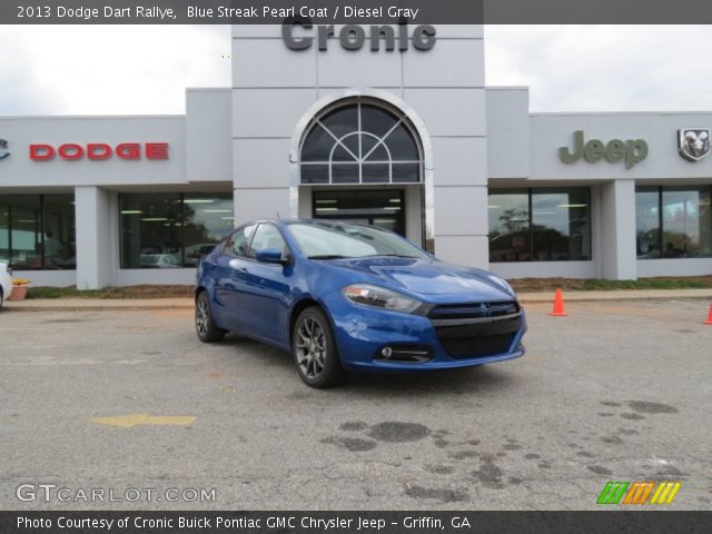 2013 Dodge Dart Rallye in Blue Streak Pearl Coat