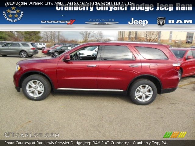 2013 Dodge Durango Crew AWD in Deep Cherry Red Crystal Pearl