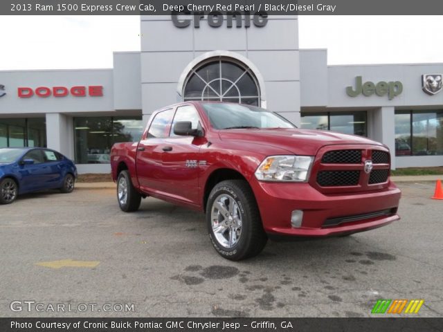 2013 Ram 1500 Express Crew Cab in Deep Cherry Red Pearl