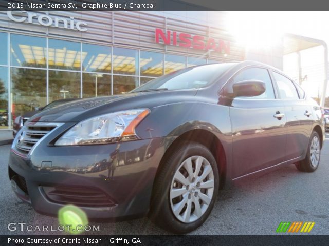 2013 Nissan Sentra SV in Graphite Blue