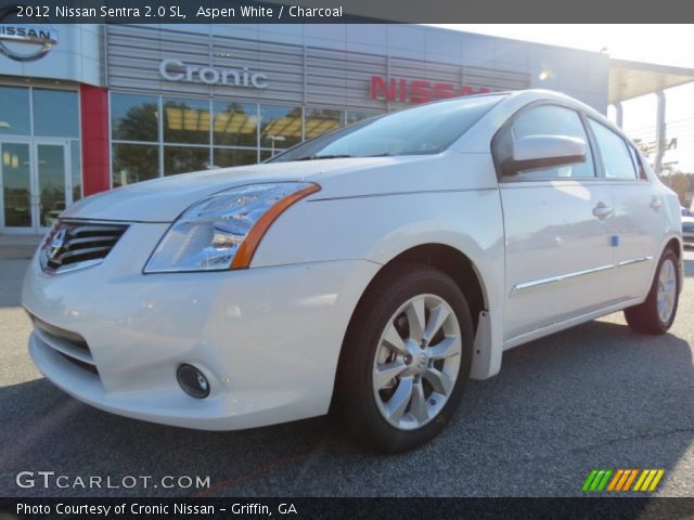 2012 Nissan Sentra 2.0 SL in Aspen White