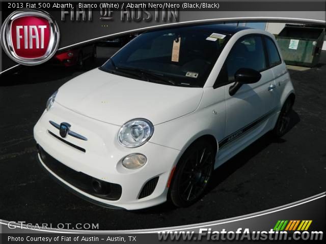 2013 Fiat 500 Abarth in Bianco (White)