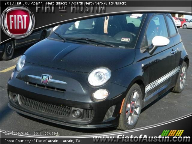 2013 Fiat 500 Abarth in Nero (Black)