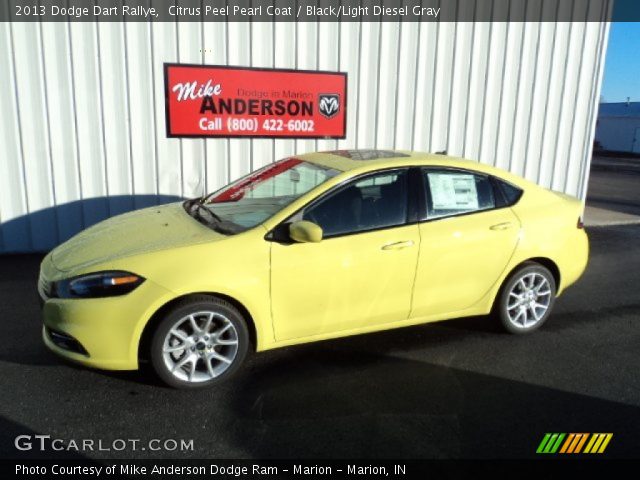 2013 Dodge Dart Rallye in Citrus Peel Pearl Coat