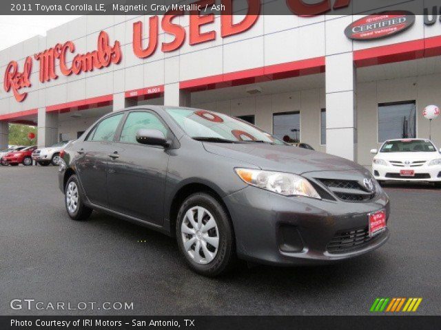 2011 Toyota Corolla LE in Magnetic Gray Metallic