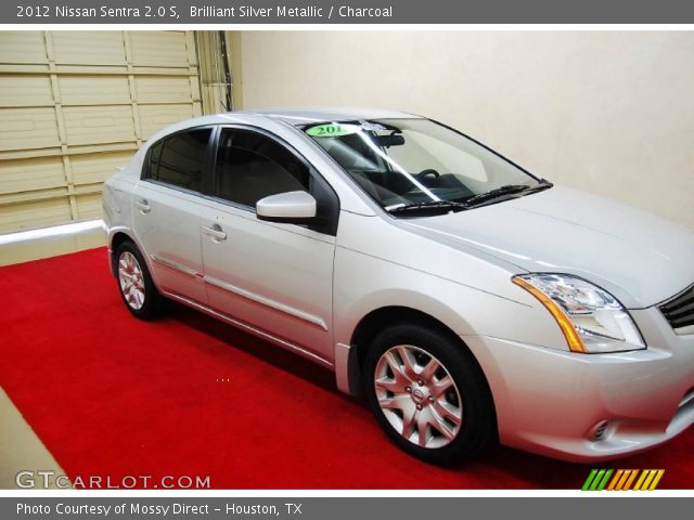 2012 Nissan Sentra 2.0 S in Brilliant Silver Metallic