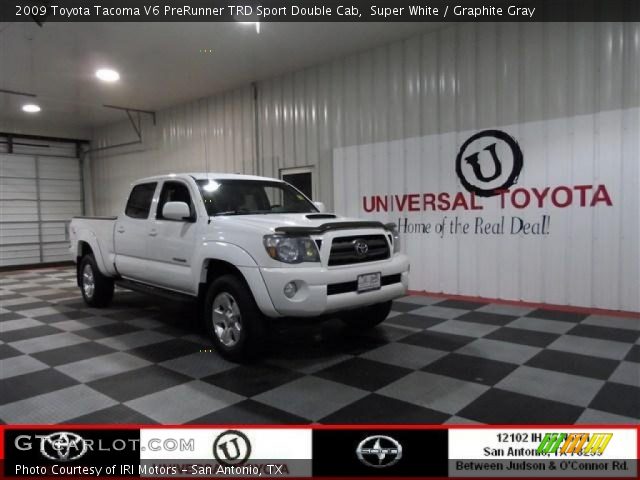2009 Toyota Tacoma V6 PreRunner TRD Sport Double Cab in Super White