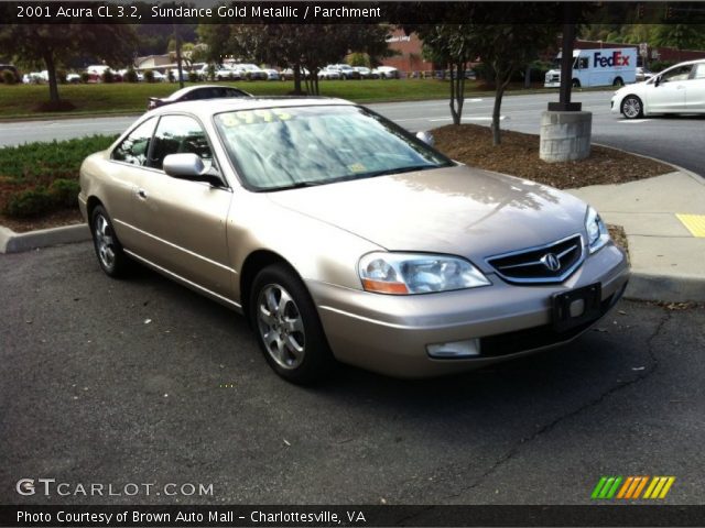 2001 Acura CL 3.2 in Sundance Gold Metallic